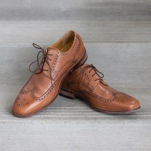 Cole Haan Air Giraldo Wing Tips 11 British Tan